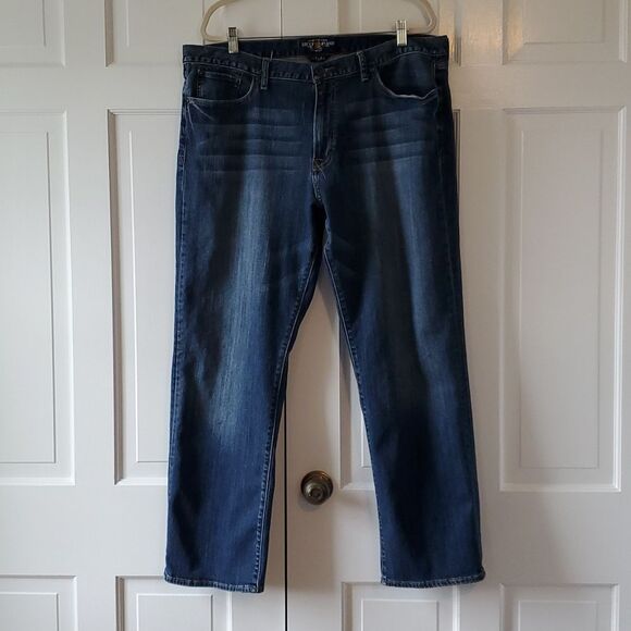 LUCKY BRAND 361 VINTAGE STRAIGHT LEG MEDIUM WASH SIZE 40 WAIST RISE WAIST MEN'S - Picture 1 of 14